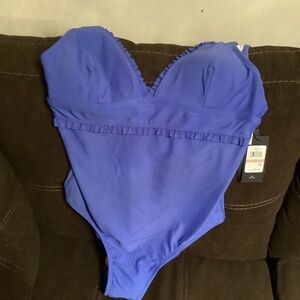 New Tommy Hilfigure One Piece Swimsuit Size 12